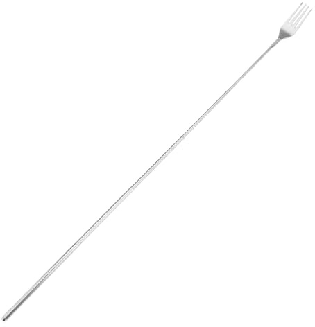 Doiyislem Tenedor Telescópico - Acero Inoxidable Mango Largo Cubiertos,Tenedor Retráctil Barbacoa Utensilios de Cocina - para Hogar Oficina Escuela Barbacoa Viaje Exterior Horneado Cena Almuerzo