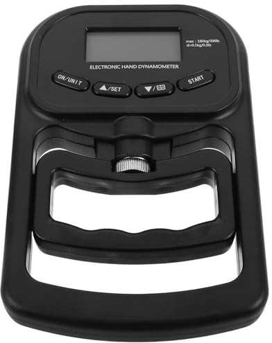 FOMIYES Dinamometro Digitale la Forza della Mano 180kg con Design Ergonomico, Batteria al Litio Ricaricabile, Display Lcd per Test ad Alta Capacità in Ambiente Personale e Centri