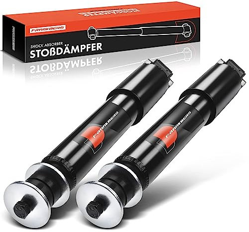 Frankberg 2x Amortisseur à gaz Arrière Gauche Droite 314mm Pression de gaz Compatible avec Transporter IV Bus/Remorque/Camionnette Remplacer# 105820,170786