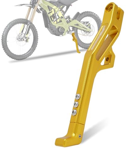 AnXin Sur Ron Motorrad Einstellbarer Fußständer CNC-Kickstand für Elektro-Dirtbike Light Bee/Surron/Sur-Ron/Sur Ron X/Sur Ron S/X160/X260 Gold