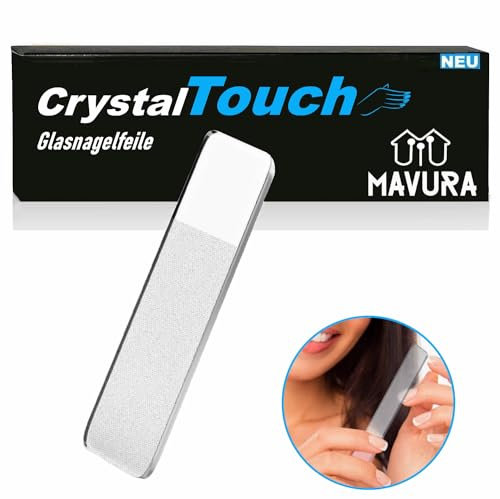 CrystalTouch Nano Kristall Glasfeile Professionelle, Glasnagelfeile Nagelfeile Nagel Feile Maniküre Pflege