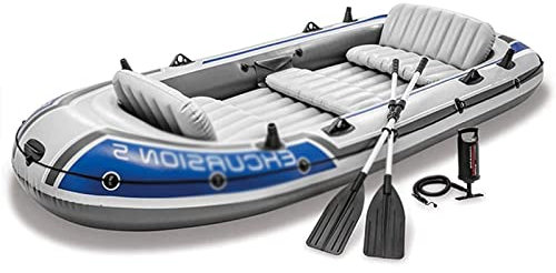 LIOONS Geräumig Aufblasbares Kajak-Antriebsboot-Schlauchboot-im Freien erwachsenes Abenteuer-Kanu PVC verbreitertes verdicktes Material mit Aluminiumpaddel Aufblasbar