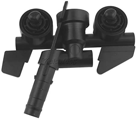 Scheibenwaschdüsen Auto Frontscheinwerfer Waschdüse Scheinwerferreinigung Wassersprühstrahl Kompatibel Mit 3er E46 1997 1998 1999 2000 2001 2002 2003 2004 2005 (Color : Left)