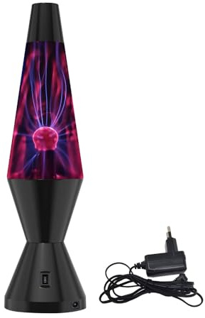 Earthradius Lámpara de noche de lava de 35,56 cm, sensible al tacto, para decoración del hogar, Navidad, lámpara de noche de plasma