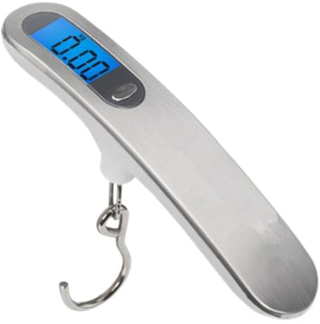 Digitale Kofferwaage Mit Haken Tragbare Elektronische GepäCkwaage Mit Lcd-Display FüR ReisegepäCk Und AngelgeräTe PräZise Handheld-Skala Mit Tara-Funktion