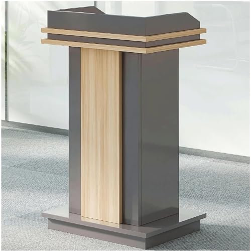WOYZDQ Stehpult Hölzernes Podium, Schreibtisch, Kanzel, professionelle Kanzeln, Rednerpult, Konferenzdebatte, Ständer für Konferenzräume, Schulen, Kirchen, Auditorium Pult