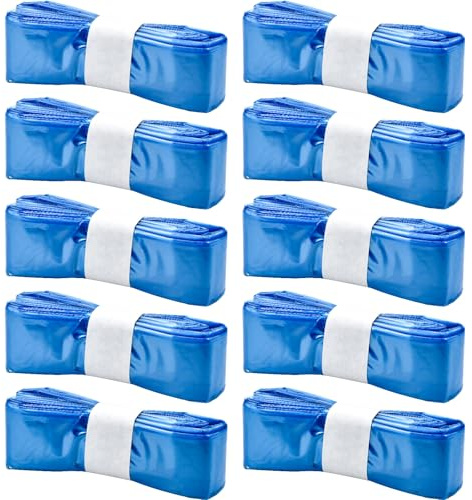GLORHA 10 Pack Nappy Bin Refills, Diaper Pail Refill Bags Compatible with Angelcare and Spross Diaper, Twist & Click and all others, Nappy Refill Bags Holds up to 290 Nappies
