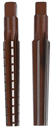 Alesatori 2 Pezzi, 2 Pezzi Alesatore con Cono Morse Fine Grezzo Set in Acciaio Ad Alto Tenore di Carbonio Utensili Taglio HSS a Mano con Codolo Cilindrico Velocità MT3