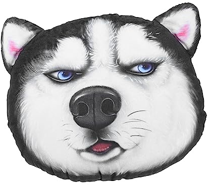 HONMEET Nackenkissen für Hundekopf im Auto aus Polyester und Baumwolle Nackenbelastung Kreatives und Lustiges Design für Komfortables Fahren