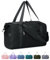 for Easyjet Cabin Bag 45X36X20 Underseat Travel Duffel Bag with Wet Pocket Weekender Overnight Carry on Luggage for Women and Men (Black)