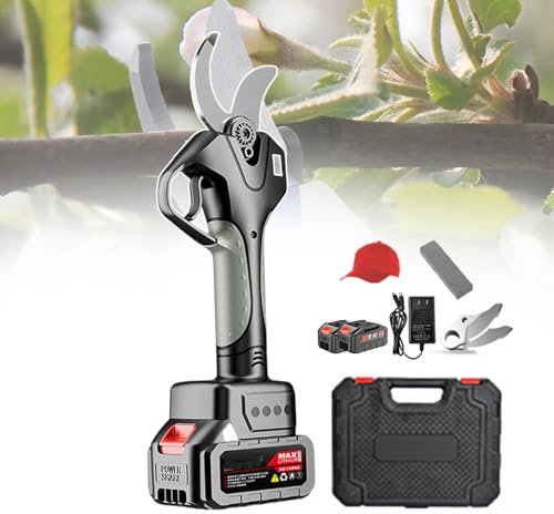 forplubossmmp Forbici da Potatura 21v 2.0ah / Forbici da Potatura Elettriche da Giardino con Asta Telescopica/Forbici da Potatura A Batteria/Forbici Elettriche per Giardinaggio, Rifinitura