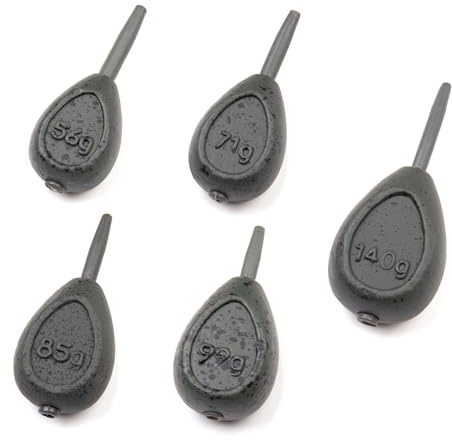 Zite Fishing Inline Karpfenblei Set | 9 STK Durchlaufbleie Karpfen Angeln