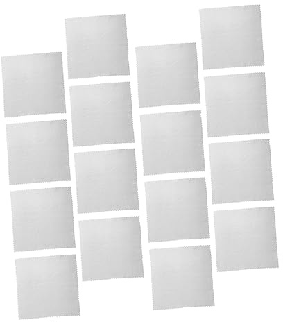 Ipetboom 100pièces Lot De Chiffons De Polissage Pour Bijoux Argent Chiffons De Nettoyage Pour Argenterie Et Couverts