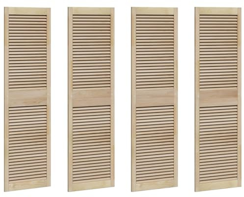 vidaXL Schranktür mit Tür 4 Stk. Natur 170 x 2,1 x 49,5 cm