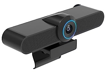 Webcam Webcam USB da 2,5 K con videocamera for conferenze con zoom digitale 4x 165 gradi FOV 3 preimpostazioni for PC, TV e riunioni di formazione