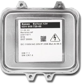 Unité de contrôle de Ballast Compatible avec Opel Insignia 2008 2009 2010 2011 2012 2013 2014 Module Commande Ballast De Phare Xénon HID 5DV 009 720-00
