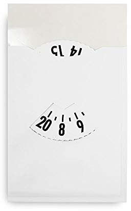 4R Quattroerre.it 1641 Disque de Stationnement, Argent