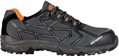 COFRA TN000-000.W43 CYCLETTE BLACK Chaussures de sécurité S1 P SRC Gris/Noir/Orange Fluorescent Taille 43