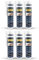 EVERFIX Montagekleber schwarz (6 Stück) für innen und außen, extra starker Kraftkleber für Metall, Holz, Fliesen, etc, Baukleber zum Kleben und Abdichten, 325 g / 290 ml