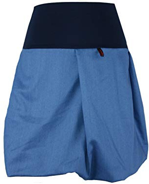 dunkle design Damen Ballon Jeansrock Farbe Länge nach Wahl (DE/NL/SE/PL, Numerisch, 40, 42, Regular, Regular, Lichtblau)