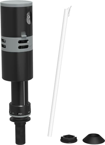 Toilet Fill Valve Replacement, Adjustable 8.7 to 12.2 Toilet Tank Fill Valve, Easy Install, Fix Running Toilet, Quiet Refill, Fits Most Standard Toilets (1 Pack (Single Replacement))