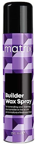 Matrix Strukturgebendes Wachsspray, Für alle Haartypen und ein seidenmattes Finish, Für mehr Kontrolle, Styling Builder Wax Spray, 1 x 250 ml
