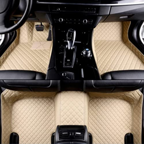 NYMCAR Nach Maß Auto FußMatten (Beige) | für 99% Stufenheck, Schrägheck, Coupe, Kombi, Cabriolet, Großraumlimousine 2000-2026, Nach Maß gefertigt