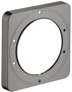 hansgrohe Verlängerungsrosette iBox 172x172mm, polished black chrome
