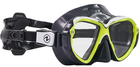 Aqualung Reveal ULTRAFIT - taucherbrille Erwachsene mit 180°-Panoramablick, individueller Gesichtsanpassung, austauschbaren Gläsern, wasserdicht, Silikon-Rand, perfekt zum Tauchen