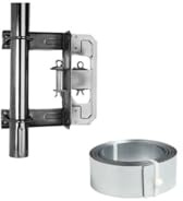 HDSAT Cerclage cheminée Simple Galvanisé 2 tendeurs + Feuillard Galvanisé 20m
