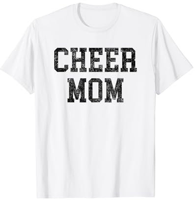 Cheer Mom Vintage Retro Cheerleading Matching Parents T-Shirt