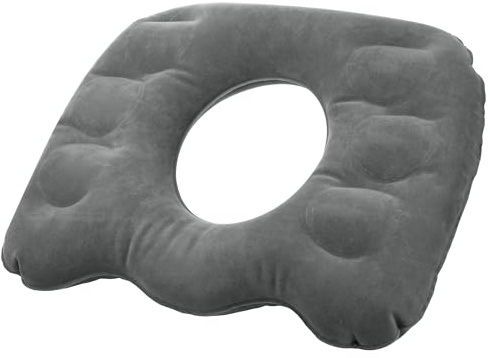 Zocipro Inflatable Donut Pillow Hemorrhoid Cushion, Portable Inflatable Seat Cushion, Ring Cushions for Pressure Relief, Tailbone, Prolonged Sitting, Sciatica, Bed Sores, Postpartum Pregnancy