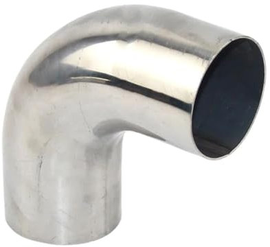 Auspuffblende Autozubehör Automobil-Auspuffrohr-Schalldämpfer Verwandelt Sich In EIN 90-Grad-Winkelrohr Aus Edelstahl, Um Den Durchmesser Zu Reduzieren 1PCS Schalldämpfer(63mm (90mm x 120mm))
