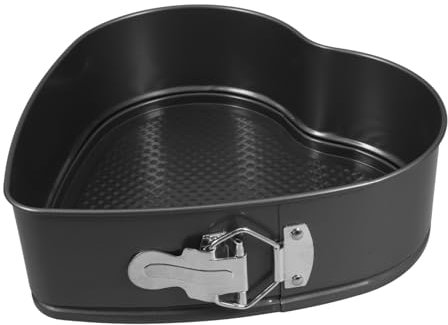 OKUMEYR Herzkuchenform Aus Kohlenstoffstahl Mit Verschluss Antihaftbeschichtet Für Einfaches Herauslösen Gleichmäßiges Backen Und Herzförmige Design-kuchen