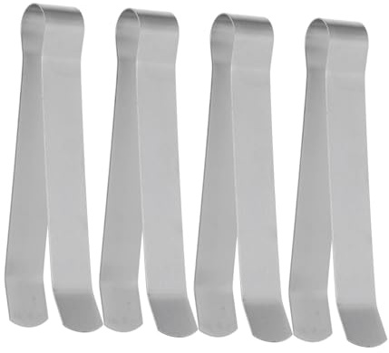 SOLUSTRE 4 Pezzi Pinze Spegnicandela Acciaio Inossidabile Strumento Sicurezza per Spegnere Stoppini Candele e Lampade Olio Lungo Resistente e Facile da Usare