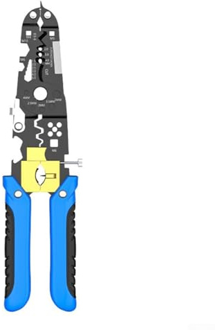 Volakebeing Pince à dénuder 29 en 1 pour outils à main d'électricien, coupe-fil multifonction en acier au chrome vanadium, outil professionnel de dénudage de câble électrique et