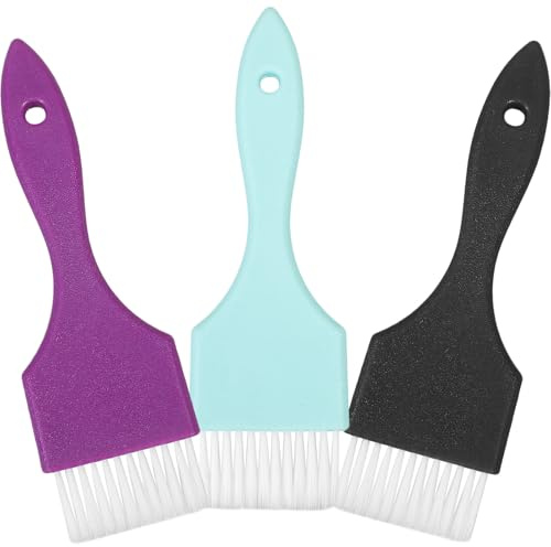 Gogogmee Spazzole Casuale Nylon e 3 Chioma Abs Set Tintura per Colore Applicazione Trattamento Salone Professionale e Hairstyle Fai-da-te