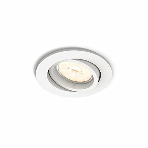 Philips myLiving Donegal lámpara empotrable GU10, luz blanca cálida, iluminación interior, 5.5 W
