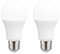 Pack 2 x Ampoules standard LED E27 10W lumière neutre (4200K) 806 Lm.