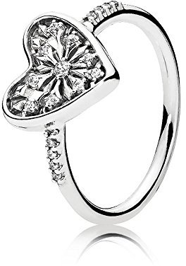 Pandora Damen-Siegelringe 925 Sterlingsilber mit '- Ringgröße 54 (17.2) 196371CZ-54