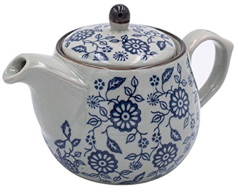 Théières Services à thé et à café 500ml / Porcelaine Teapot avec 16,9 onces Passoire porcelaine bleue et blanche Théière en céramique Théière en porcelaine traditionnel thé Pots for thé en vrac Théièr