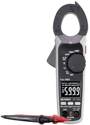 VOLTCRAFT VC-13772760 Strömtång digital CAT III 600 V Display (Beräkningar): 6000