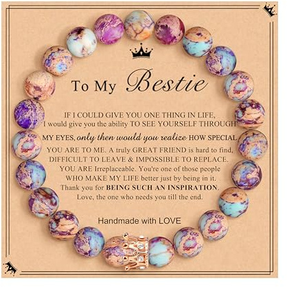 JoycuFF Friendship Gifts for Women, Best Friend Birthday Gifts for Women, Friendship Bracelets, Gift for Best Friend Woman, Bestie Gift for Friends Christmas Valentines Day
