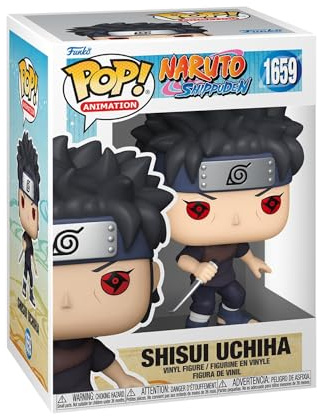 Funko POP! Animation: Naruto Shippuden - Shisui Uchiha | Offizielles Anime Merch - Vinyl Sammelfigur als Regal Deko - Geschenkidee zum Geburtstag für Fans und Sammler