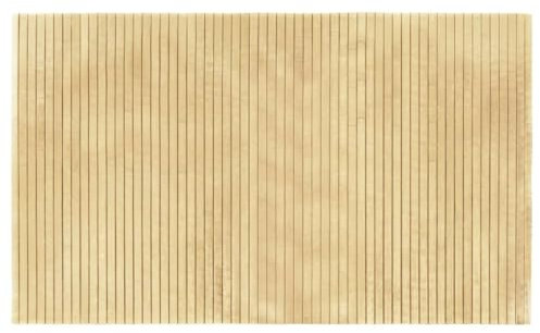 vidaXL Teppich, Bambusteppich Rechteckig, Bambusmatte rutschfest für Wohnzimmer, Läufer Küchenteppich Flurteppich, Modern, Hell Natur 60x100cm Bambus