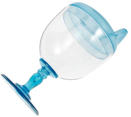 UPKOCH Bicchiere Di Plastica Per Bambini, Tazza Antigoccia, Design Trasparente E Colorato, 180ml, Sicuro E Resistente, Adatto Per Succhi E Latte, Facile Da Trasportare