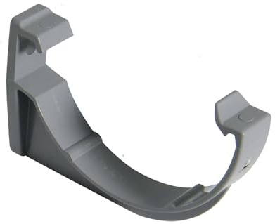 FloPlast Half Round 75mm Gutter Fascia Bracket Grey