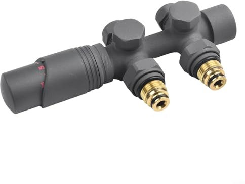 Zilimontt Válvula termostática del radiador,Juego multibloque para válvulas de radiador,Válvula termostática del radiador para calefacción,Válvula de cabeza termostática,Radiador termostático