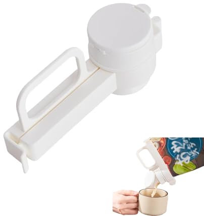 JJKTO Clips para Cierre De Bolsa para Alimentos, Boquilla, Clip De Cierre De Bolsa De Snack con Tapa Resistente E Impermeable para Almacenar La Frescura, A Prueba De Humedad