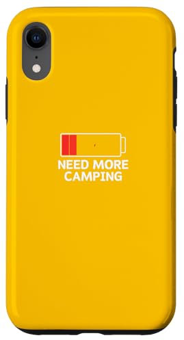 Besoin de plus de camping, batterie faible Coque pour iPhone XR